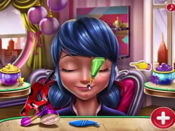 Ladybug Glittery Makeup