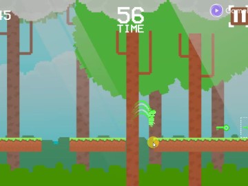 Red and Green Candy Forest