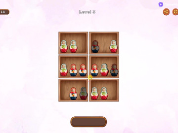 Sort by Matryoshka Shelves!